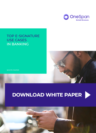 8-page report on the top 6 e-signature use cases in banking